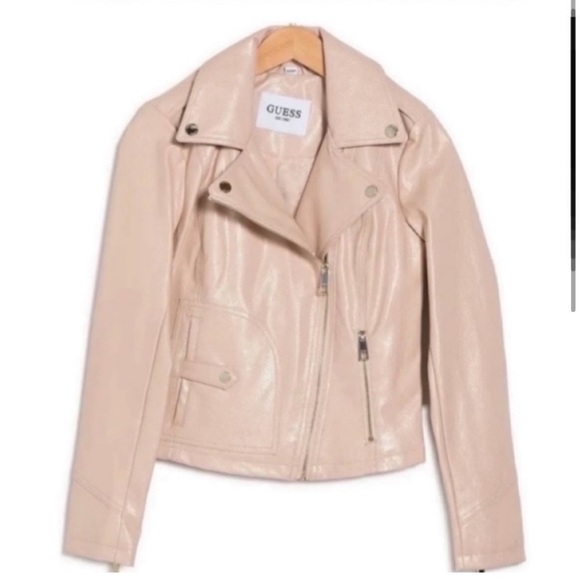 Guess Faux Leather Crop Blush Pink Moto Jacket NWT

1 small
1 large - Picture 4 of 8